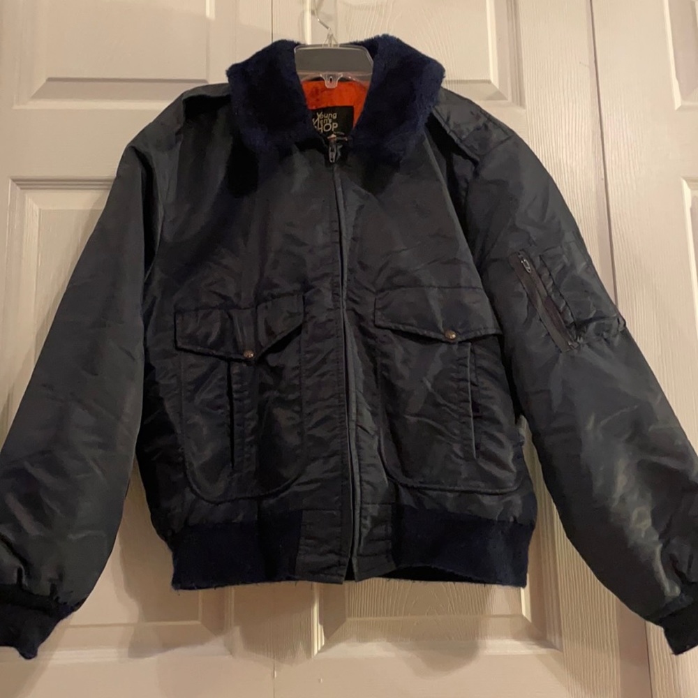 Freddie Mercury ☄️ Navy puffer jacket